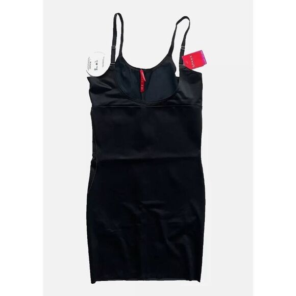 SPANX NEW Size XS SmartGrip™ Open-Bust Full Slip style 10178 - Black - Picture 4 of 7